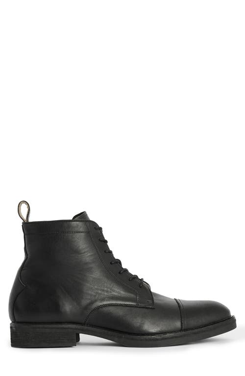 Allsaints Drago Combat Boot In Black