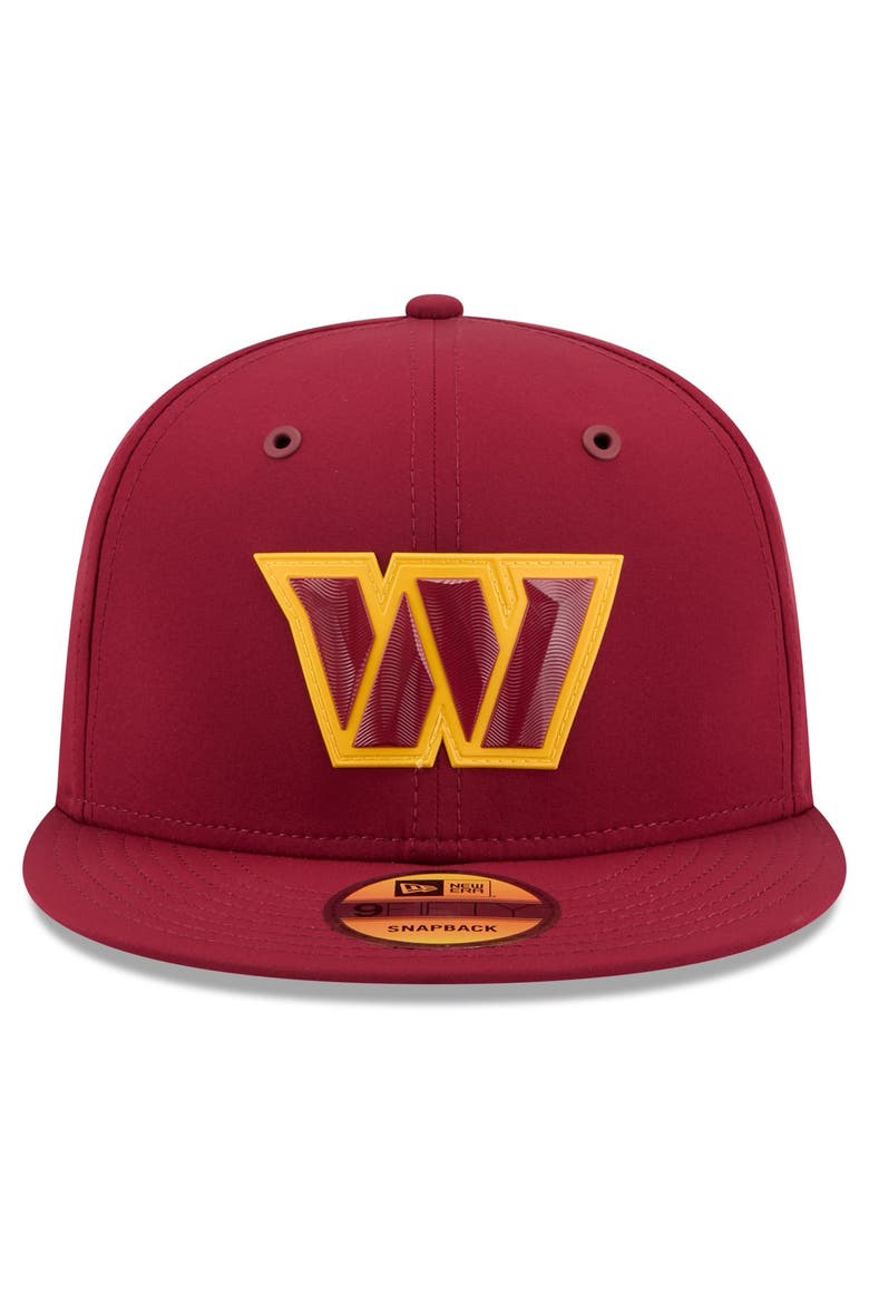 Men's New Era Burgundy Washington Commanders 2026 Sideline 9FIFTY Snapback Hat, Alternate, color, Burgundy