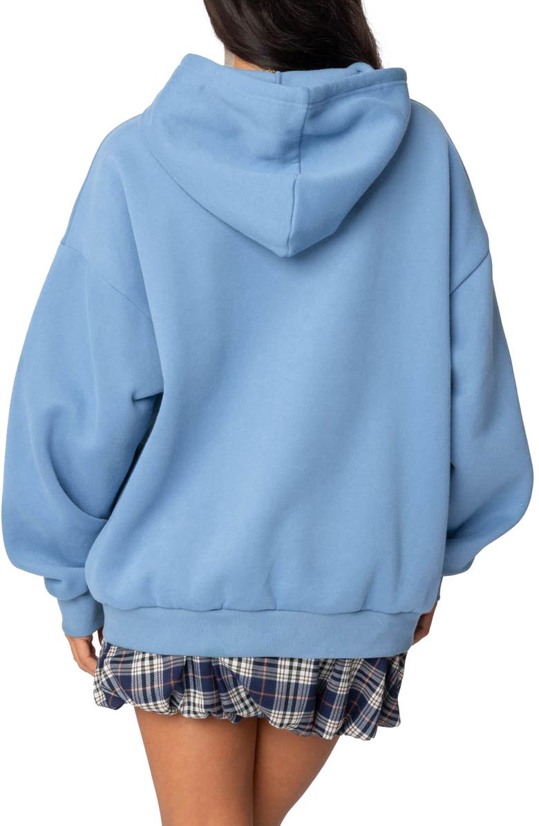 EDIKTED 98 Oversize Hoodie, Alternate, color, Blue