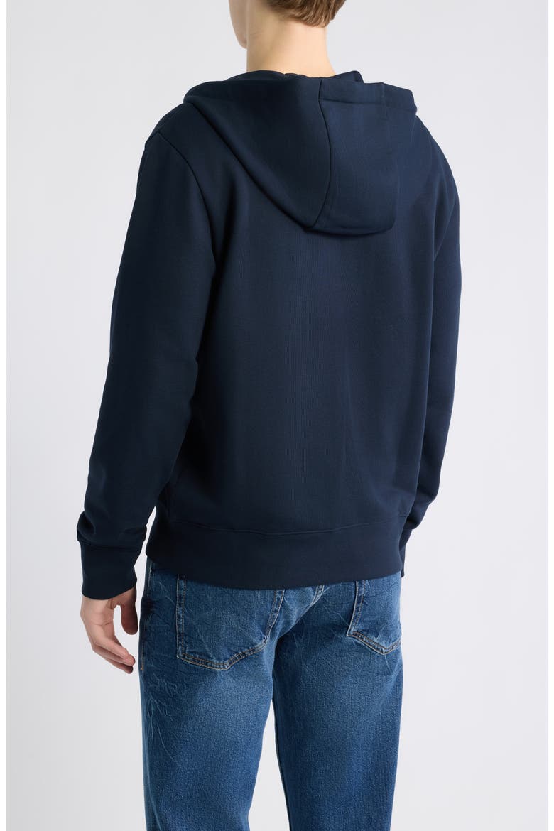 Spence Cotton French Terry Zip Hoodie, Alternate, color, DARK BLUE