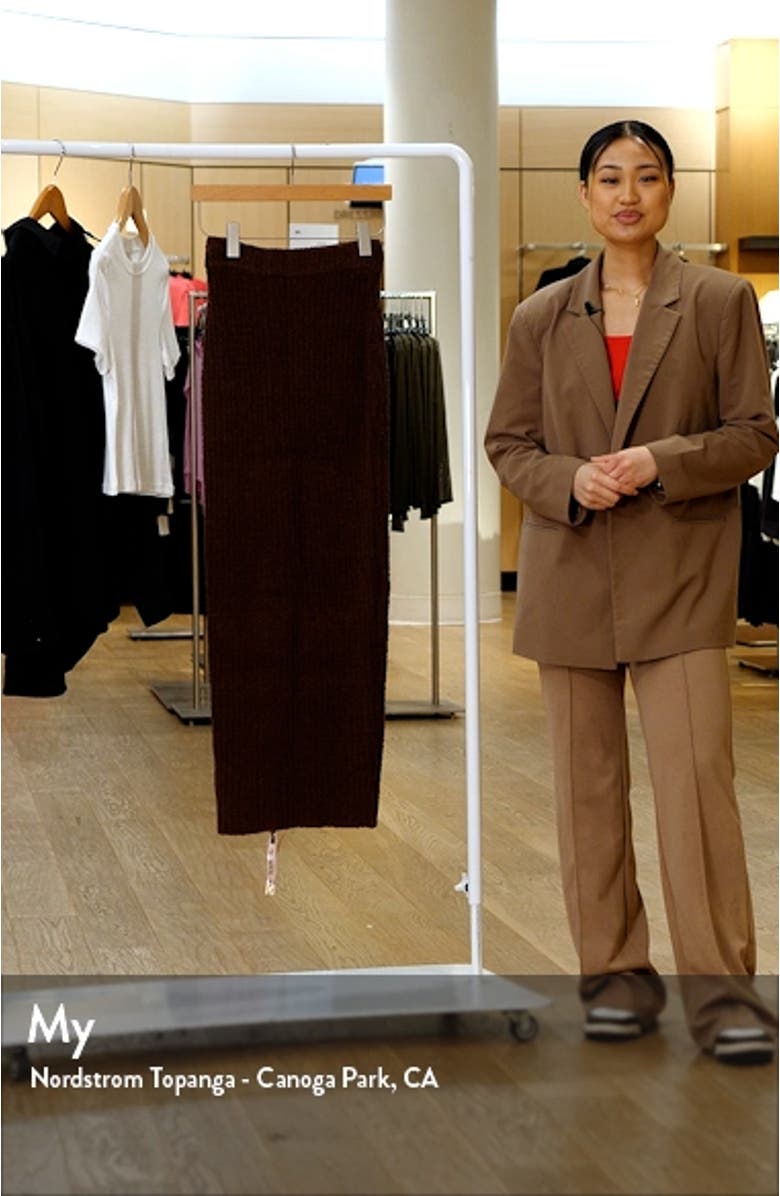 Sloane Bouclé Knit Skirt, sales video thumbnail