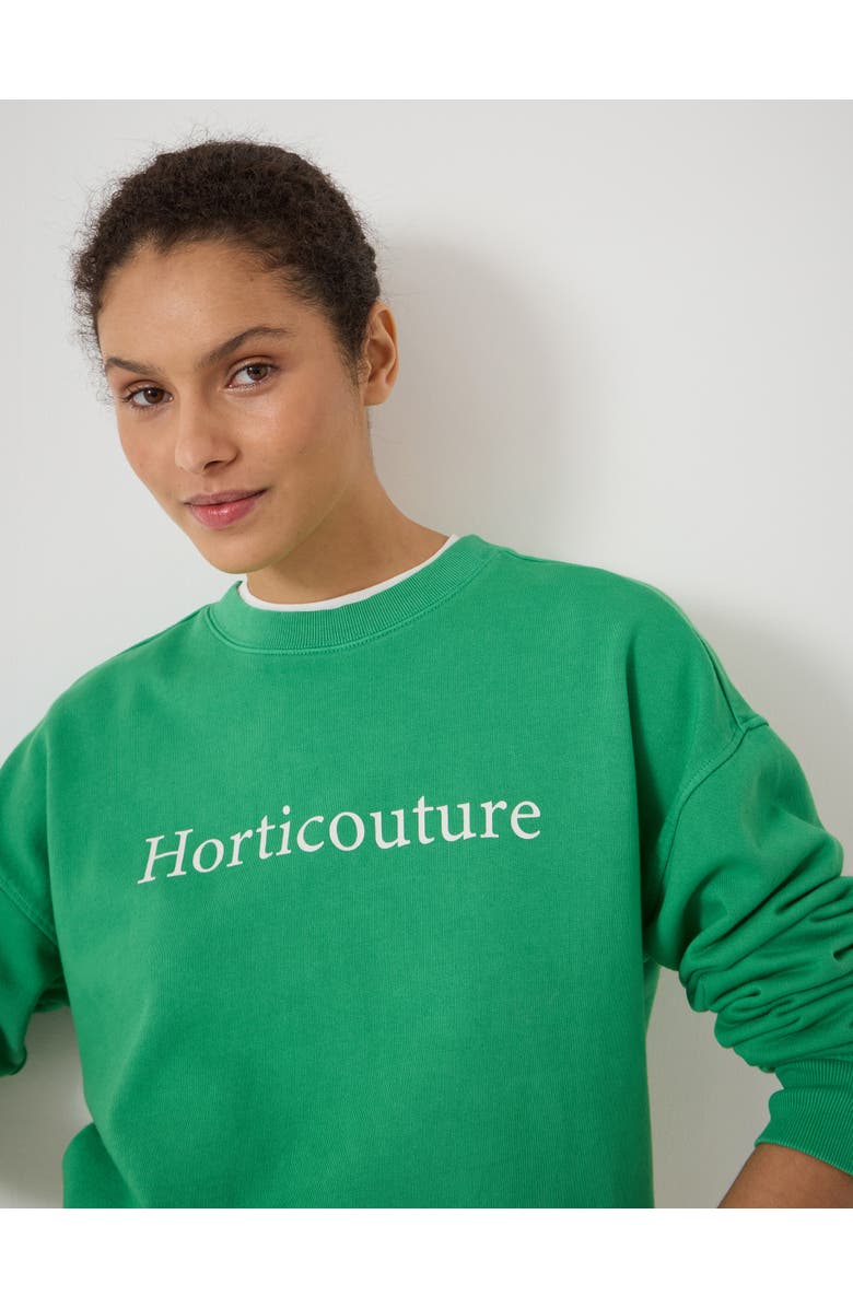 Hush Horticouture Printed Graphic Sweatshirt, Alternate, color, Bright Green