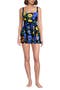  Navy/Exploded Poppy Floral
