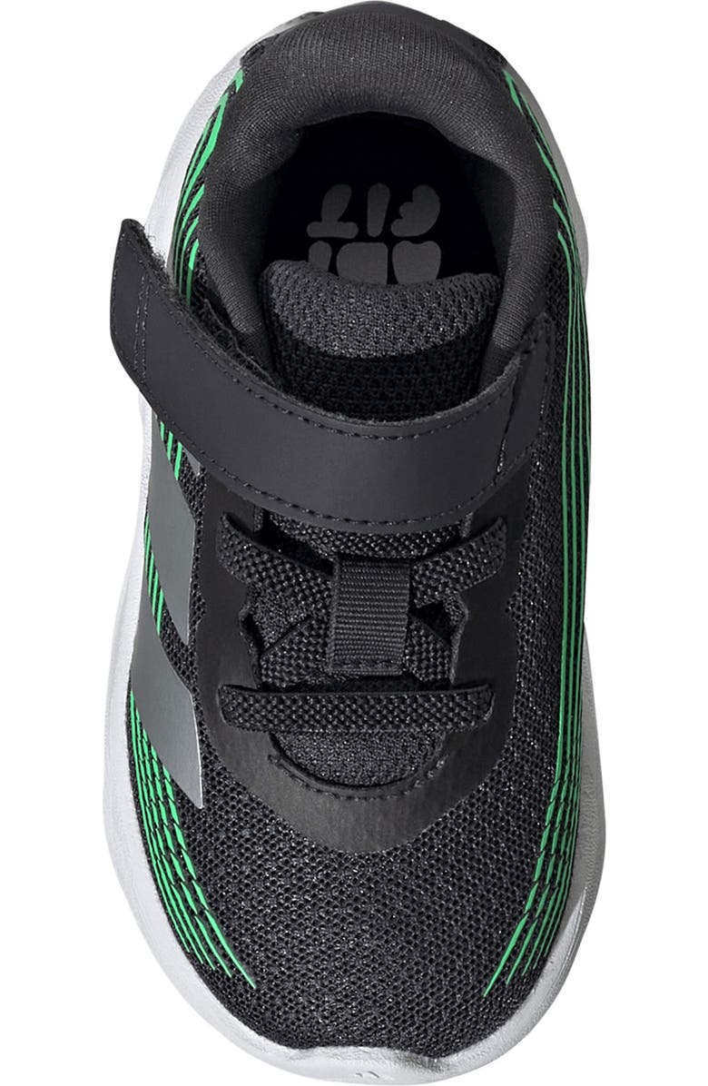 adidas Kids' Galaxy 8 EL Sneaker, Alternate, color, Grey/ Tech Grey/ Green