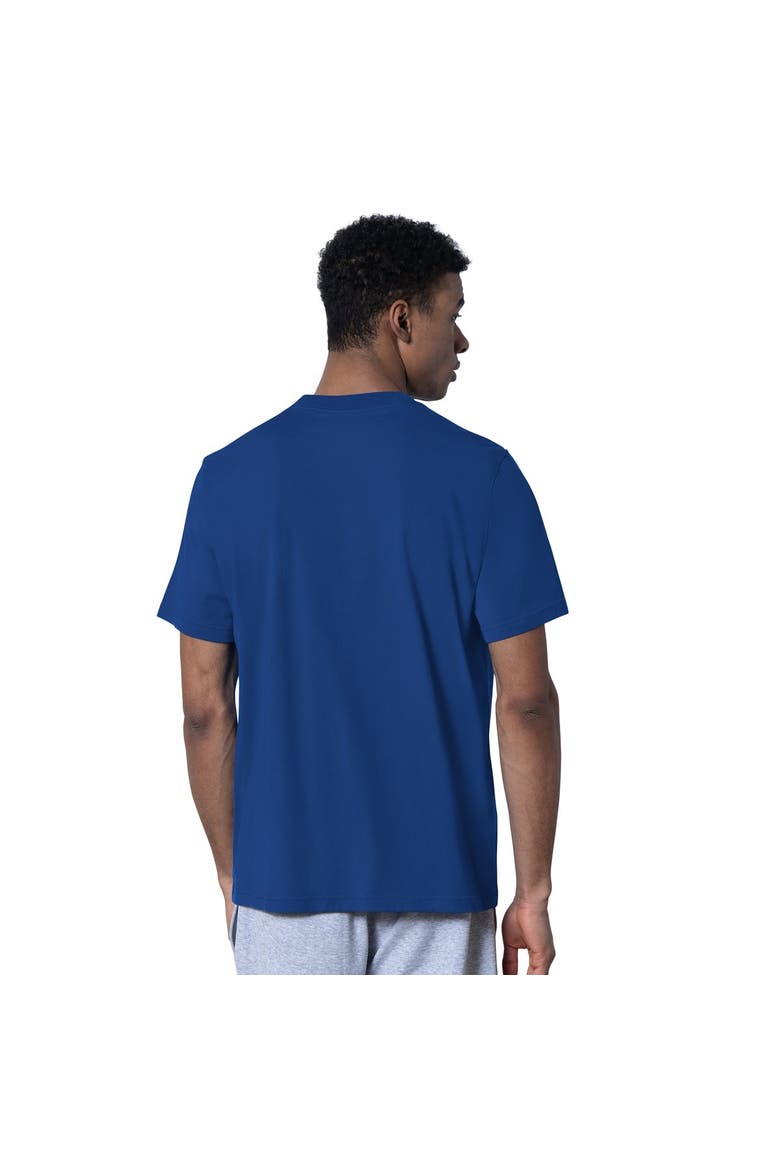 Men's Starter  Royal/Heather Gray Denver Broncos Two-Pack Throwback Logo T-Shirt Set, Alternate, color, Royal