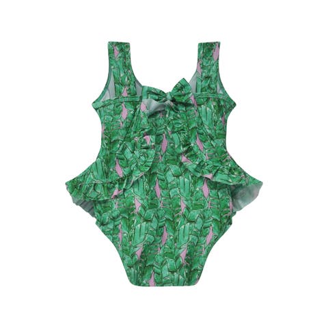 Girl's UPF 50+ Stella Infant Ruffle Swimsuit
