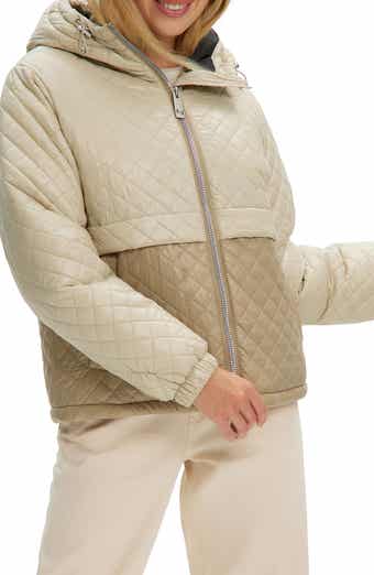 Noize Tea Two-Tone Diamond Quilted Jacket