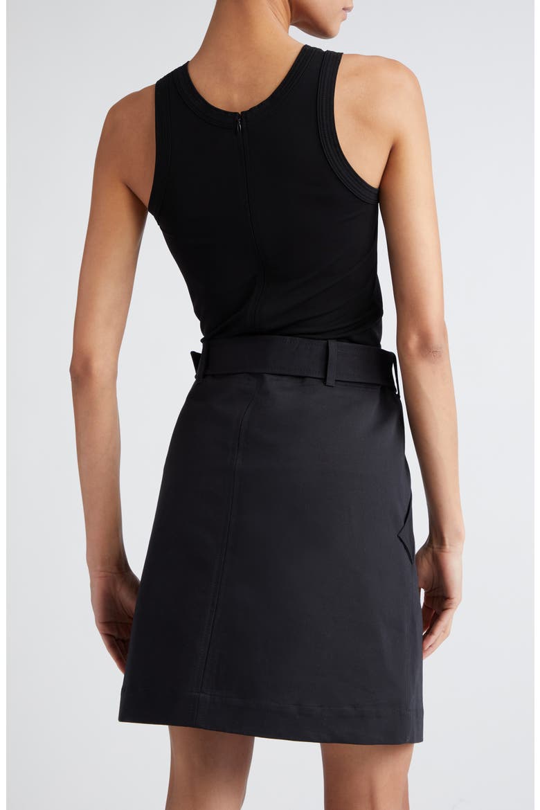 Fluid Jersey Sleeveless Top, Alternate, color, BLACK