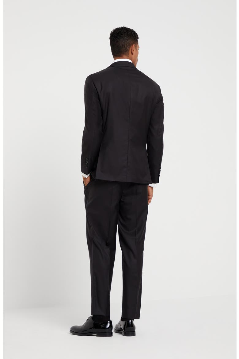 Tuxedo with peak lapel, Alternate, color, Black