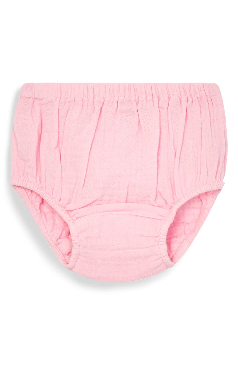 JOJO MAMAN BEBE Embroidered Ruffle Cotton Dress, Sun Hat & Bloomers Set, Alternate, color,