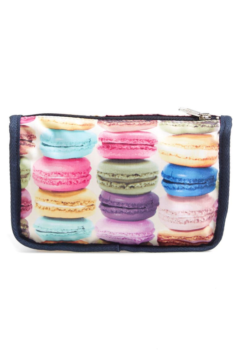 Travel Cosmetic Case, Alternate, color, MACAROONS