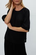 Michael Stars Jane Puff Sleeve Top