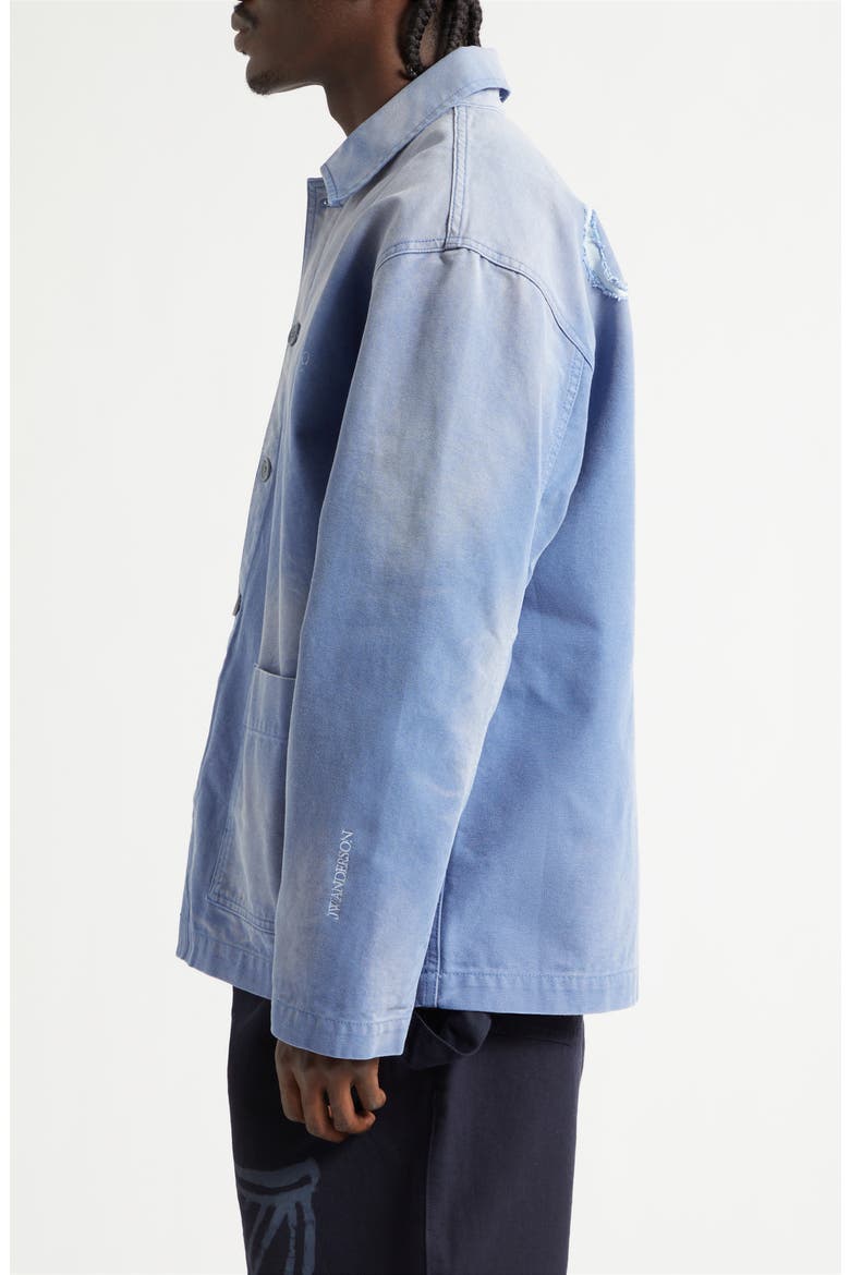 x Guinness Cotton Canvas Chore Jacket, Alternate, color, CORNFLOWER BLUE