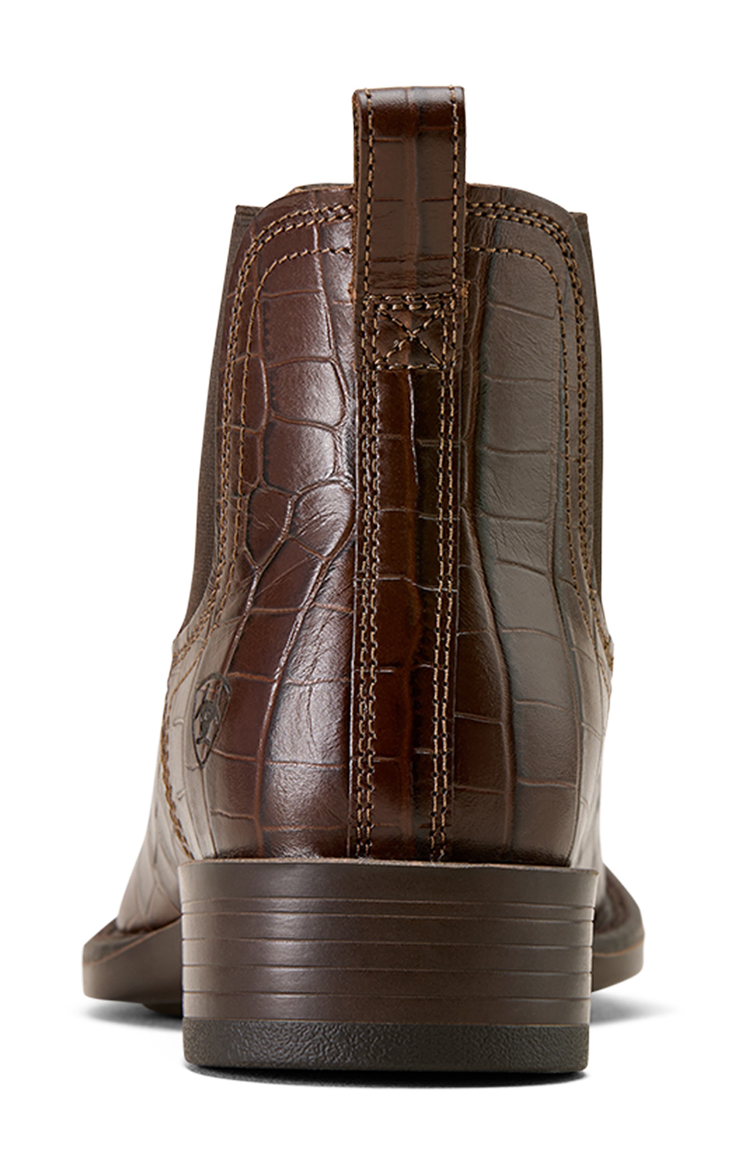 Ariat Booker Wide Square Toe Western Chelsea Boot, Alternate, color, 