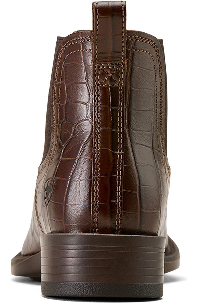 Ariat Booker Wide Square Toe Western Chelsea Boot, Alternate, color,