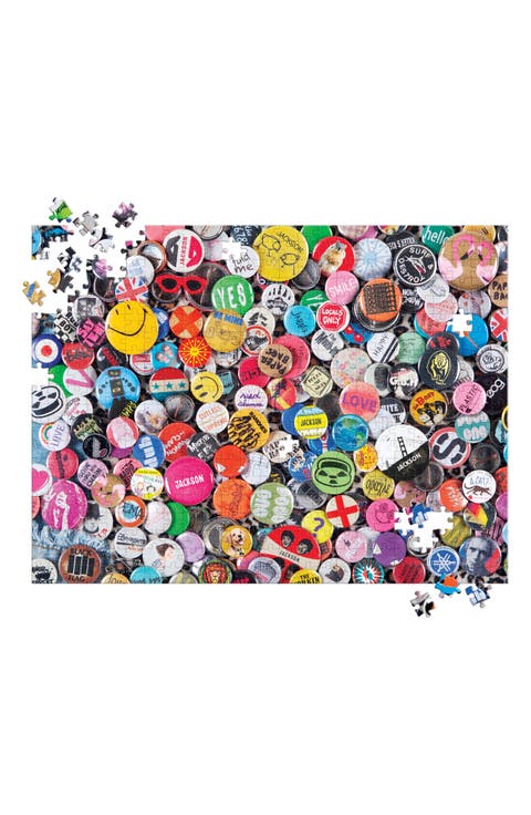 Find Me Buttons 500-Piece Personalized Puzzle