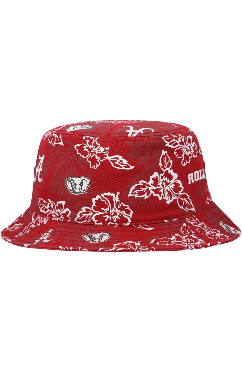 Reyn Spooner Men's Reyn Spooner Crimson Alabama Crimson Tide Floral Bucket Hat, Alternate, color, Crimson