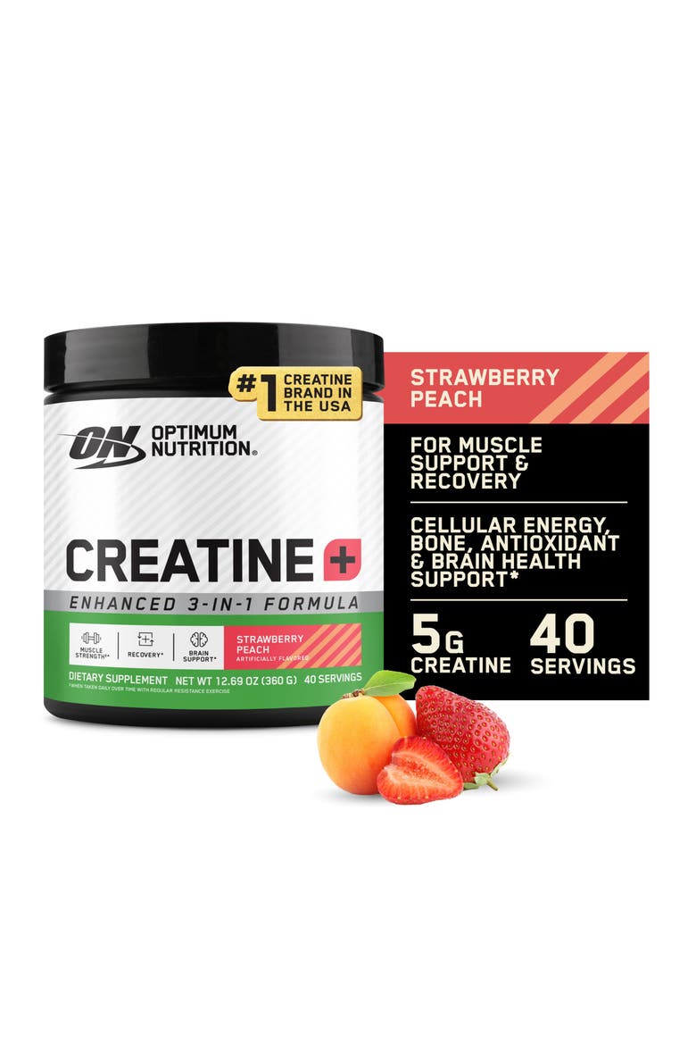 Creatine Monohydrate Plus Powder with Electrolytes and Vitamins, 360 Grams, Main, color, None