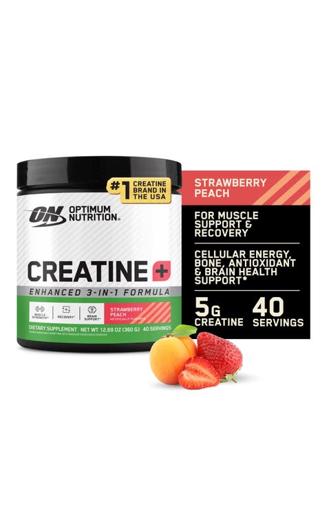 Creatine Monohydrate Plus Powder with Electrolytes and Vitamins, 360 Grams