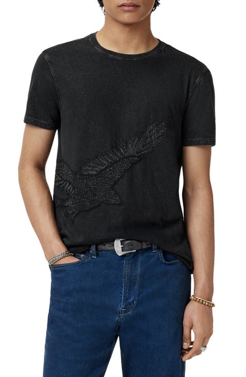 Eagle Embroidered Organic Cotton T-Shirt