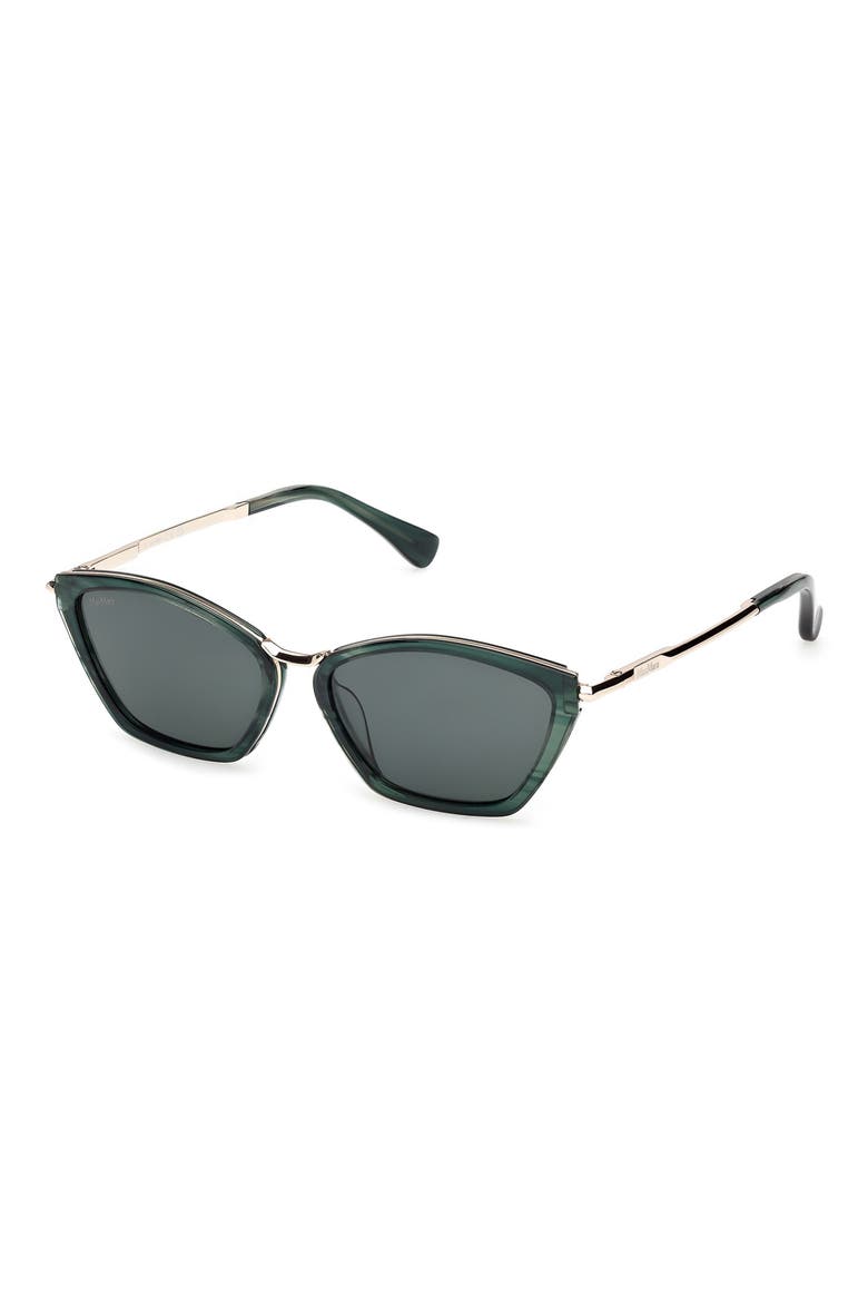 Miller 54mm Round Sunglasses, Alternate, color, STRIPED EMERALD/ GOLD