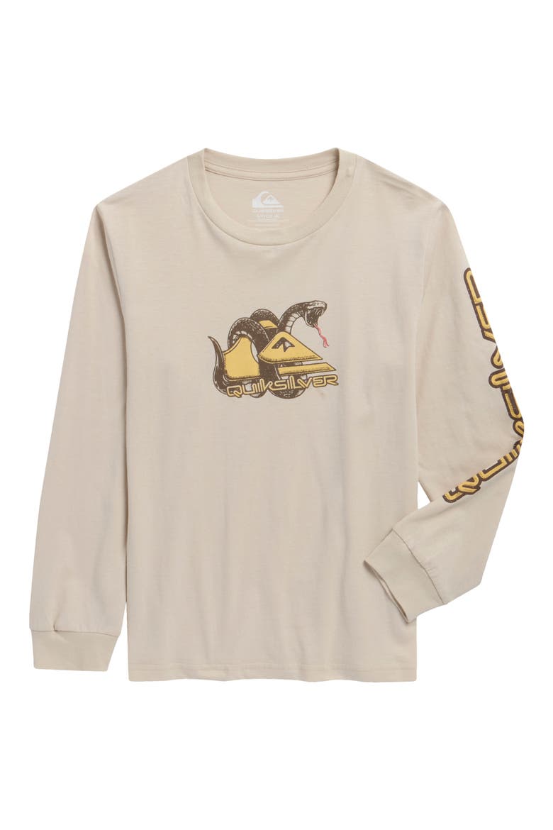 Kids' Serpentine Graphic Long Sleeve T-Shirt, Main, color, PEYOTE