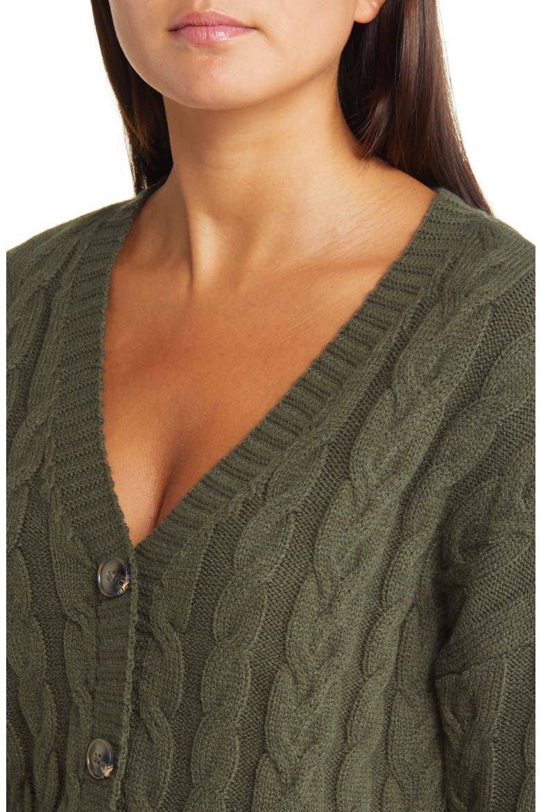 Long Sleeve Sweater Dress, Alternate, color, DEEP OLIVE