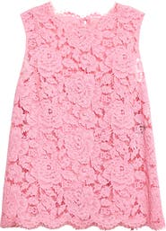 Dolce&Gabbana Branded Stretch Lace Top