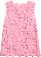 Dolce&Gabbana Branded Stretch Lace Top