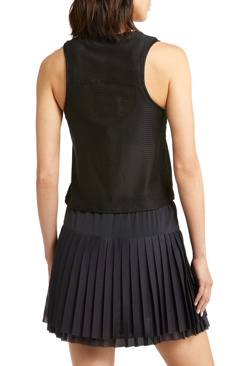 Zella Wave Mesh Crop Tank, Alternate, color, 