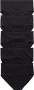 NORDSTROM RACK Seamless 5-Pack Full Briefs
