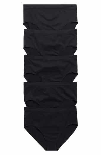 NORDSTROM RACK Seamless 5-Pack Full Briefs