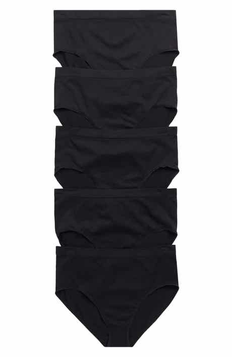 NORDSTROM RACK Seamless 5-Pack Full Briefs