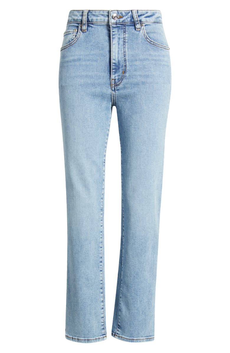 FRAME The Pencil Crop High Waist Ankle Slim Straight Leg Jeans, Alternate, color, Lark