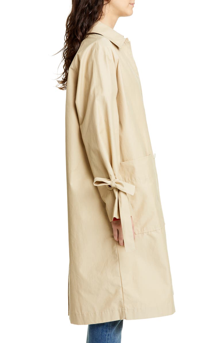 Alex Mill Tie Cuff Balmacaan Jacket, Alternate, color, 