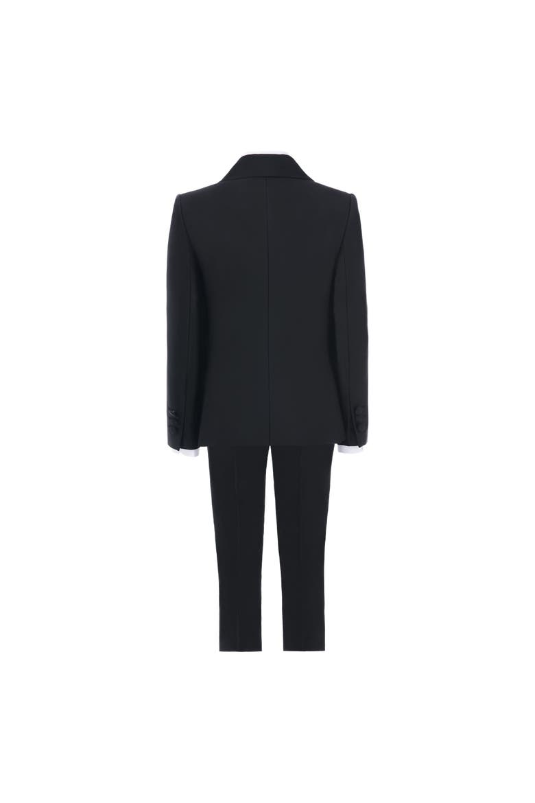 Glitter Lapel Suit, Alternate, color, Black