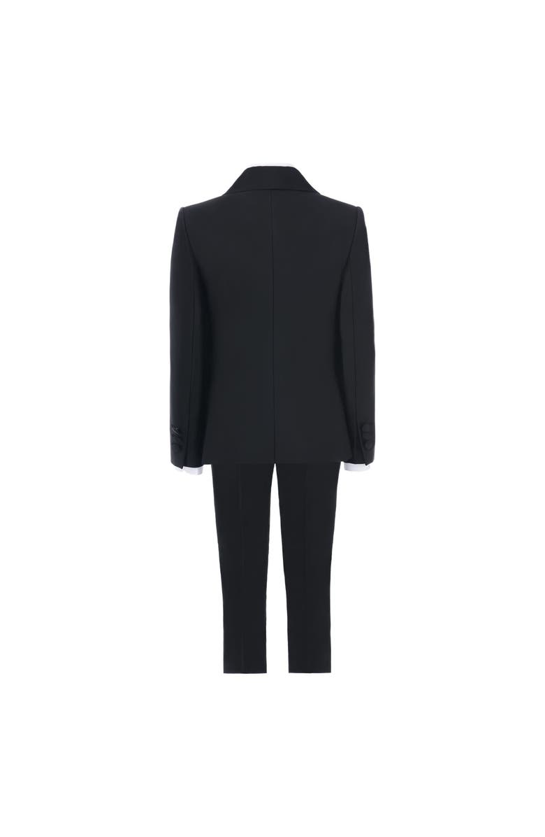 MOUSTACHE Glitter Lapel Suit, Alternate, color, Black
