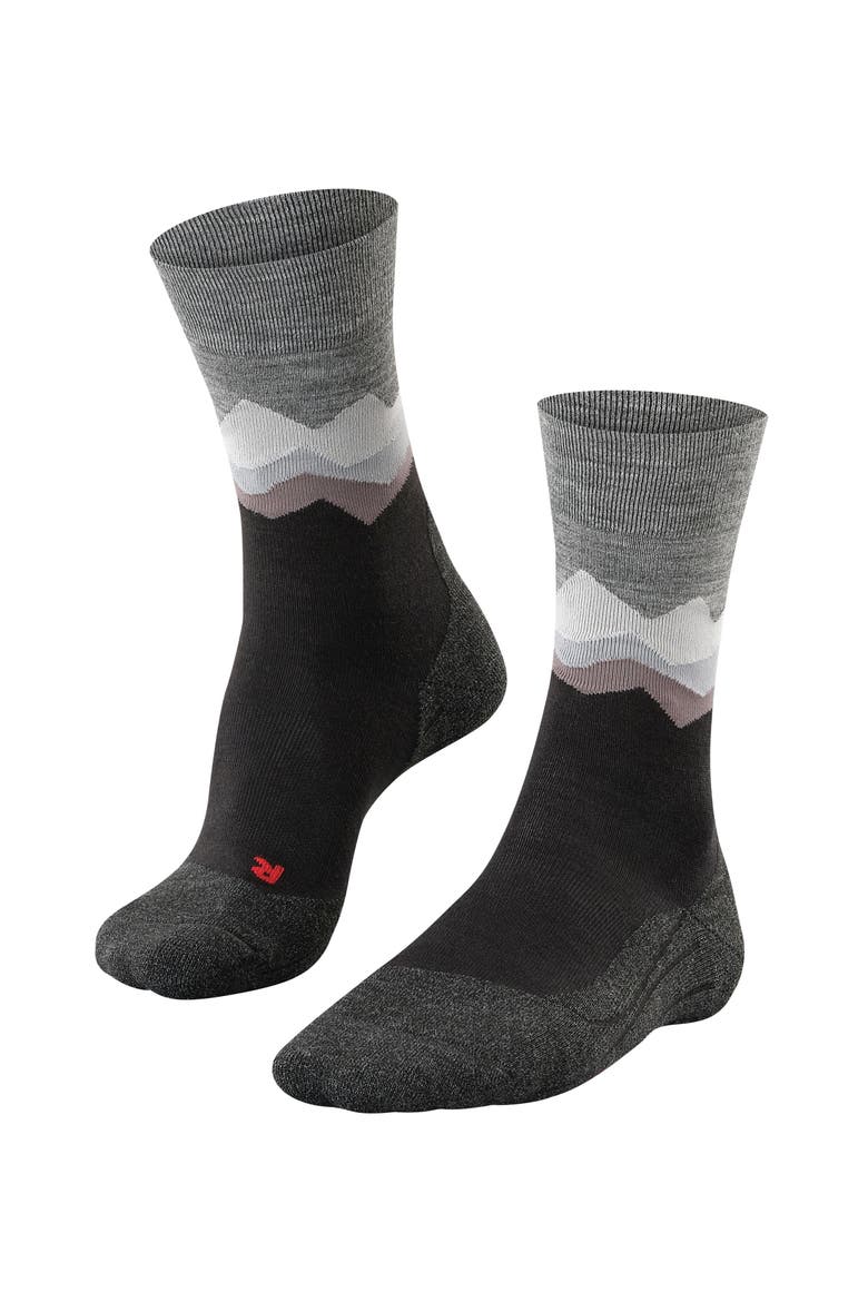 TK2 Explore Crest Hiking Socks, Main, color, Black