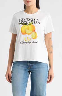 Desigual Logo Cotton Graphic T-Shirt