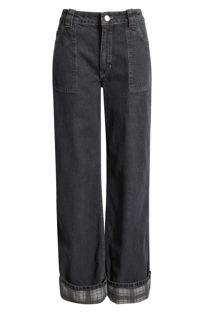 Damson Madder Sylvie Straight Leg Jeans, Main, color, Multi