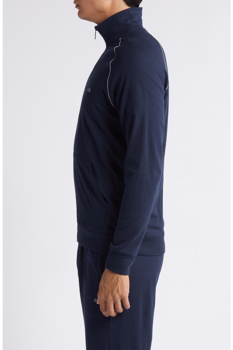Mix Match Zip Jacket, Alternate, color, DK BU