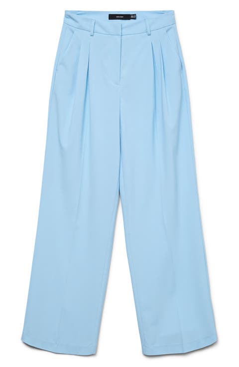 Liba Pleated High Waist Wide Leg Pants
