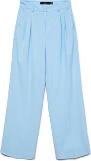 VERO MODA Liba Pleated High Waist Wide Leg Pants