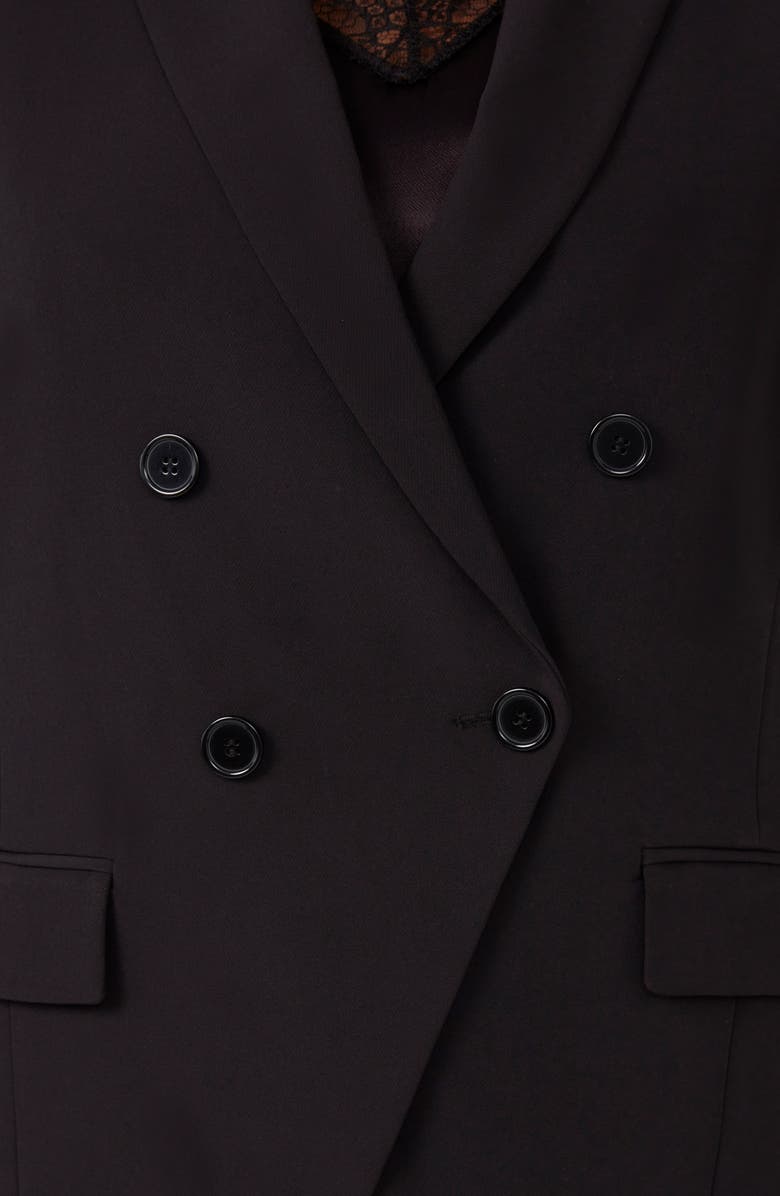 Estelle Sophie Double Breasted Jacket, Alternate, color, Black