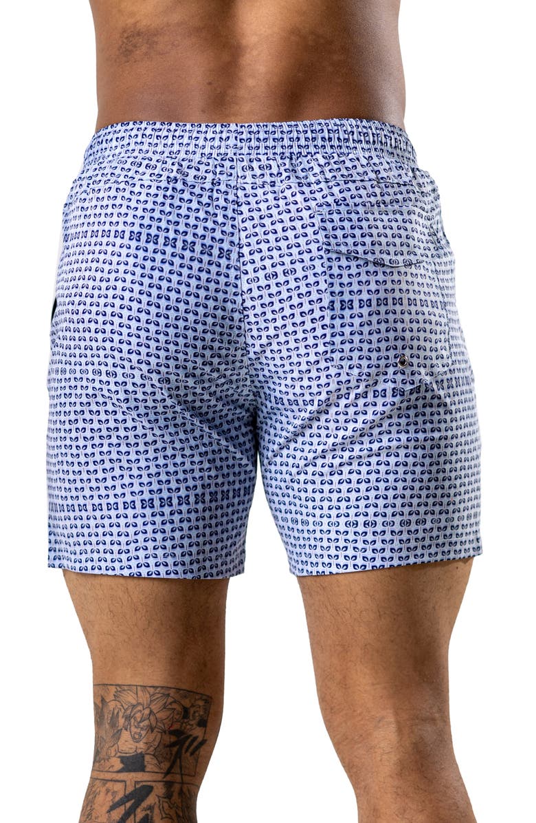 Maceoo Swim Lion Resistance Blue Swim Trunks, Alternate, color, Blue