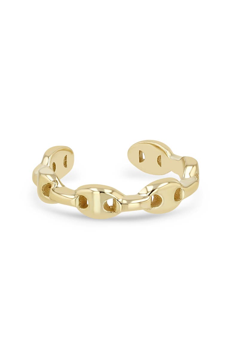 14K Yellow Gold Mariner Link Ear Cuff, Main, color, 14K YELLOW GOLD