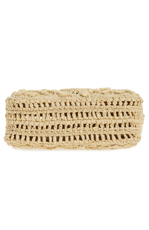 Tory Burch Mini Miller T Monogram Raffia Crossbody Bag