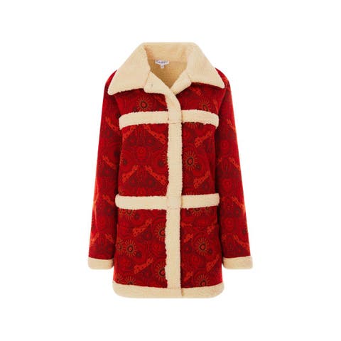 Maputo  Shearling Printed Coat