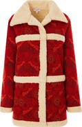 KAHINDO Maputo Shearling Printed Coat