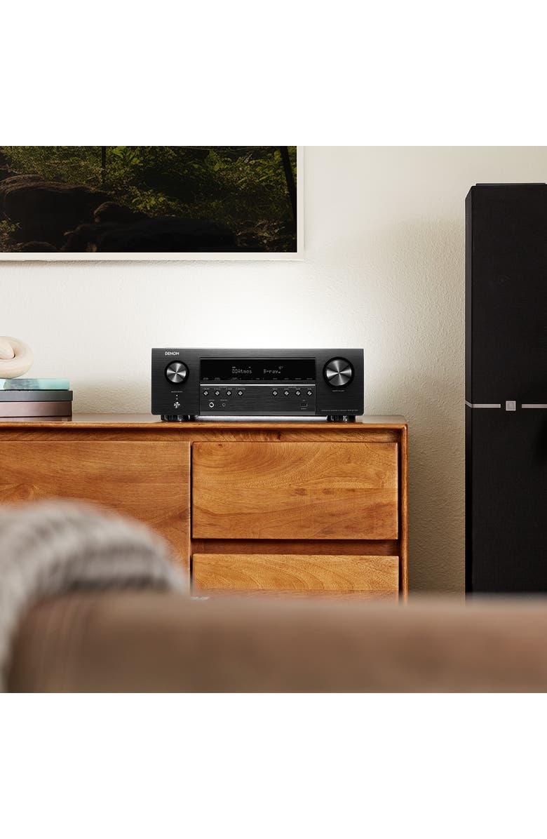Denon AVR-S770H 7.2 Channel 8K Home Theater Receiver with Dolby Atmos
HEOS Built-In, Alternate, color, Black